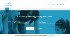 Desktop Screenshot of prideangel.com