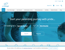 Tablet Screenshot of prideangel.com